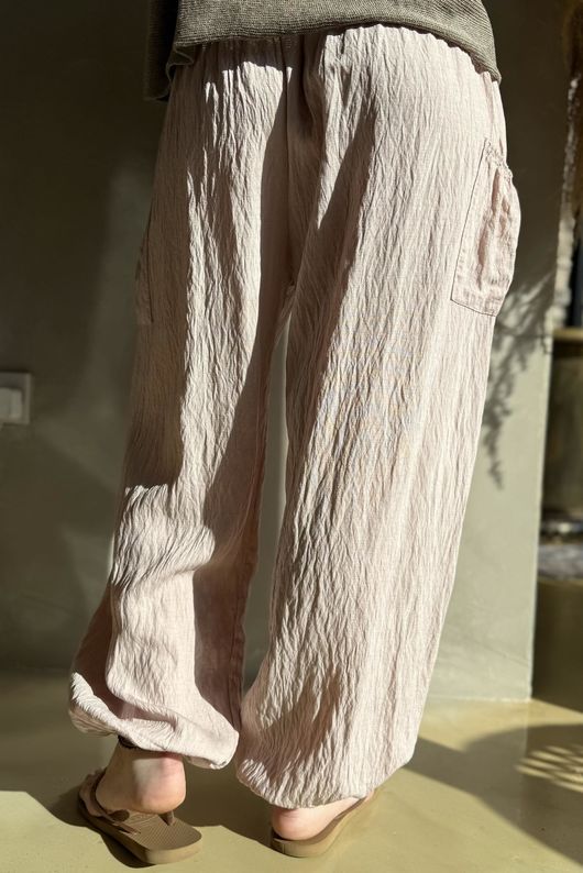 Basso Shirring Balloon Pant Blush